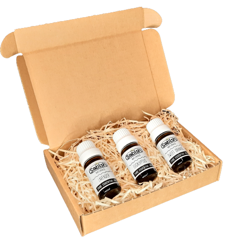 3-Delige Set Etherische Oliën - (Lavendel, Sinaasappel, Eucalyptus)