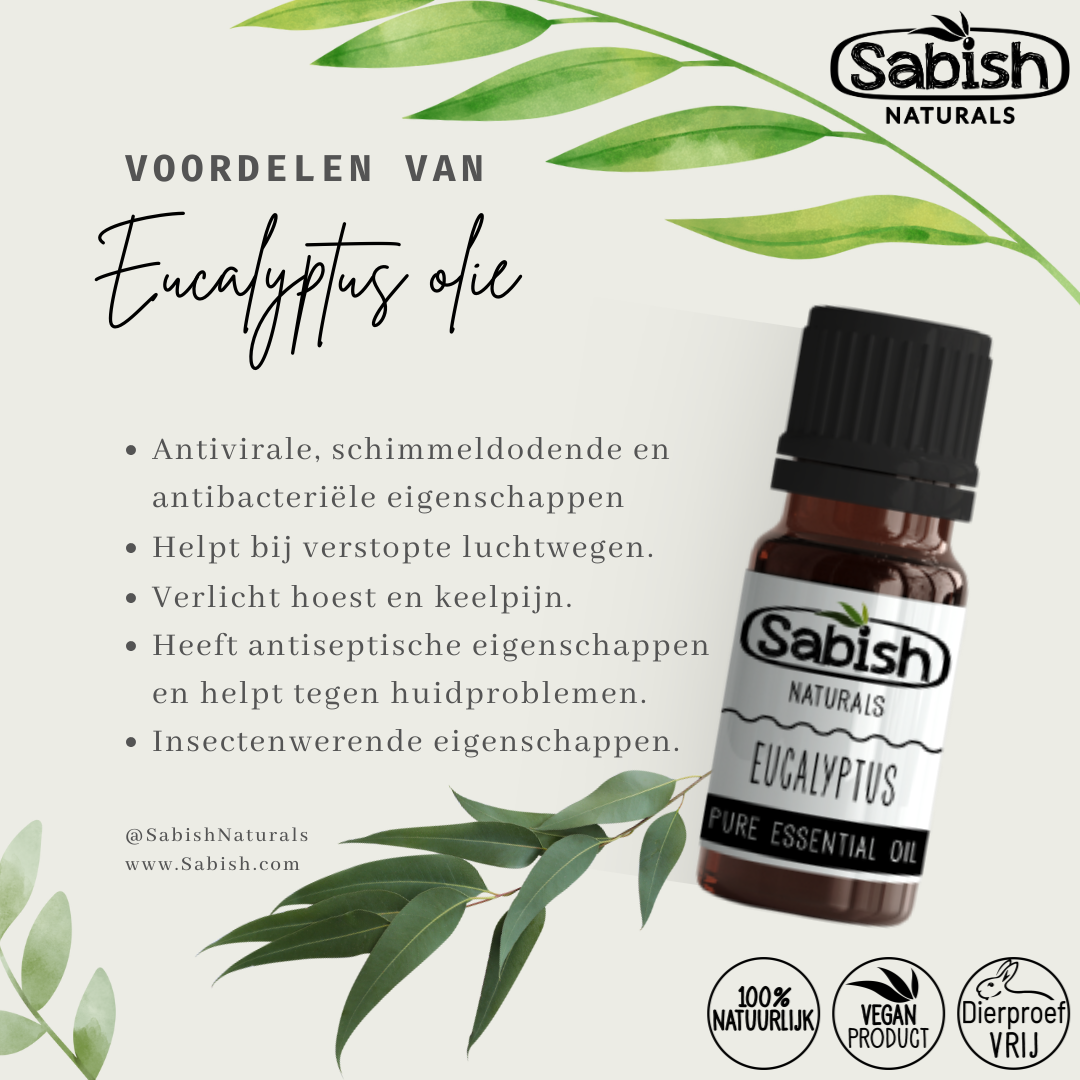 3-Delige Set Etherische Oliën - (Lavendel, Sinaasappel, Eucalyptus)