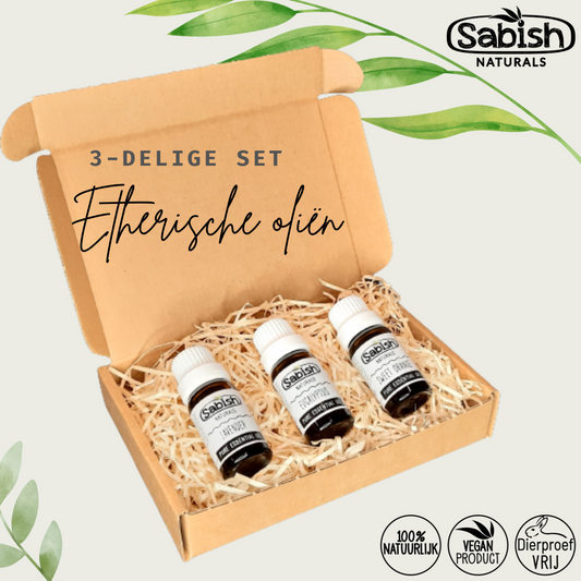 3 Piece Essential Oil Set - (Lavender, Orange, Eucalyptus)