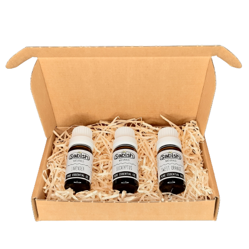 3 Piece Essential Oil Set - (Lavender, Orange, Eucalyptus)